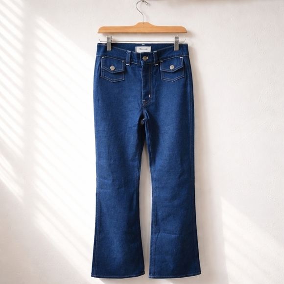 Madewell Denim - Madewell Women's Dark Blue Flare Jeans